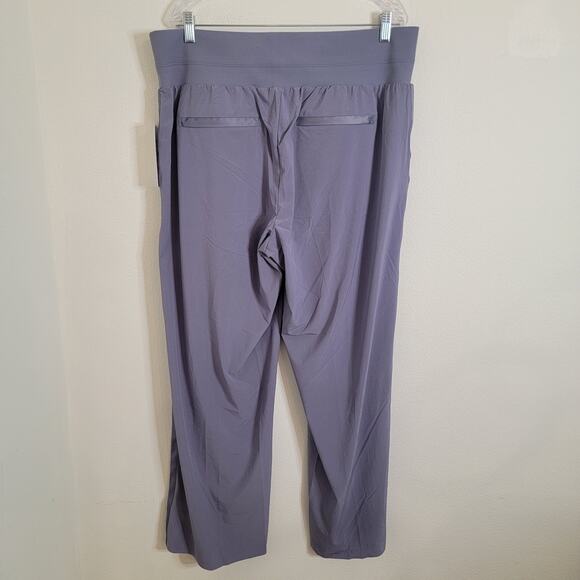 Athleta Nolita Wide Leg Pant Sz 18 NWT $98 Lavender Tempest Violet Athleisure - Picture 4 of 14